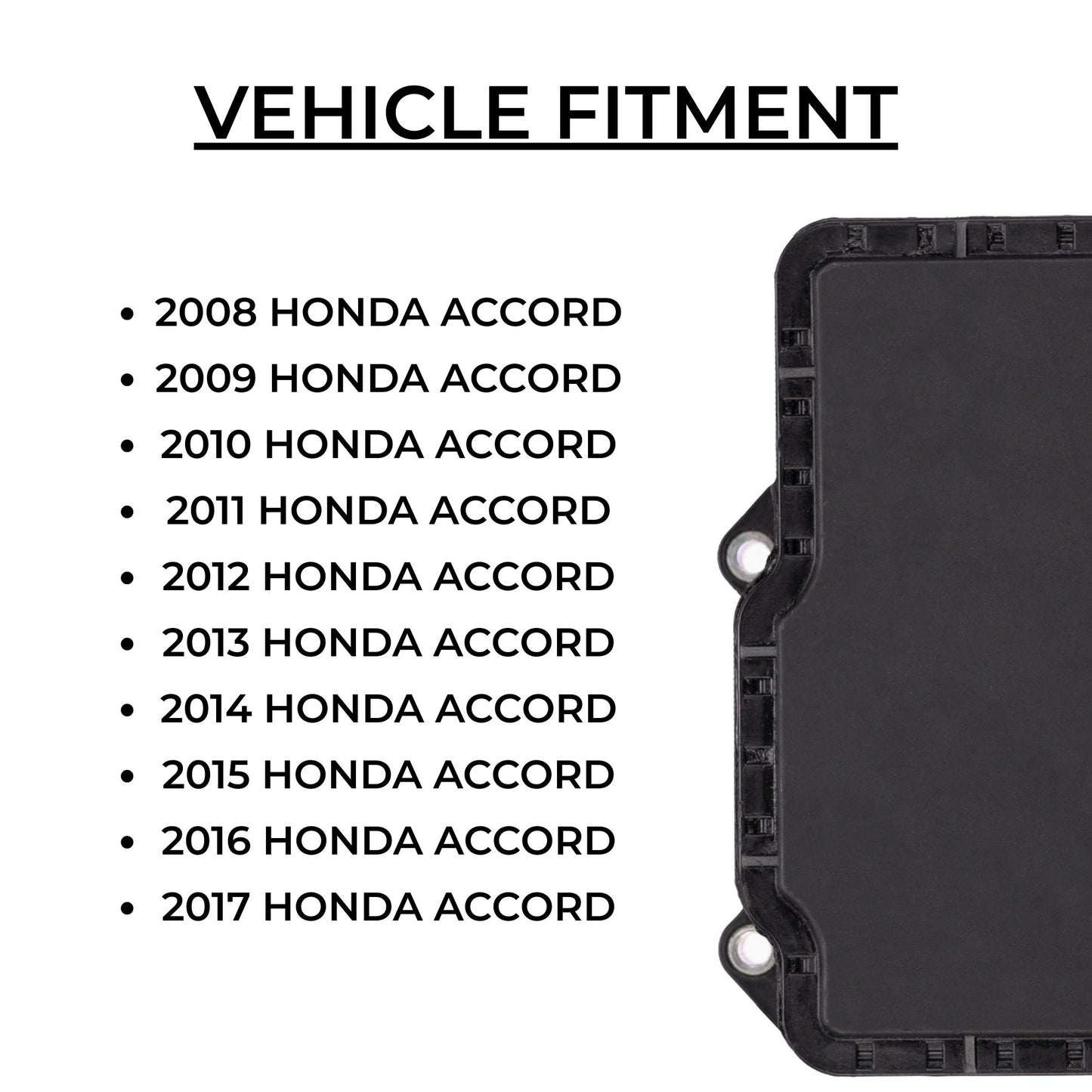 2008 - 2017 Honda Accord ABS/VSA Module Repair